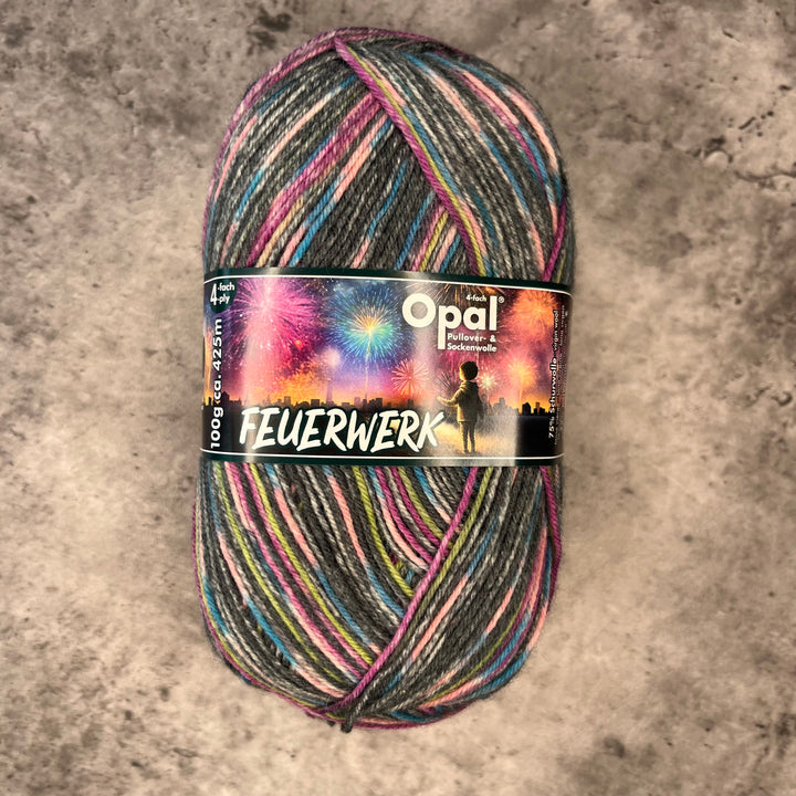 Opal Feuerwerk Sock Yarn // 4ply