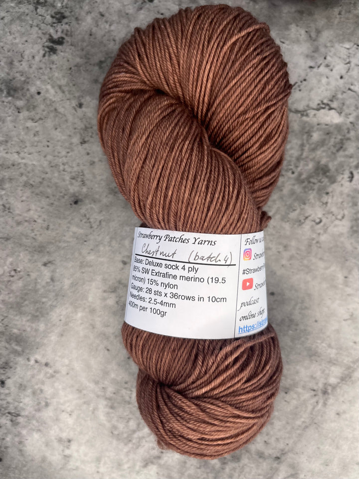 Strawberry Patches Yarns // Sock Yarn // 4ply