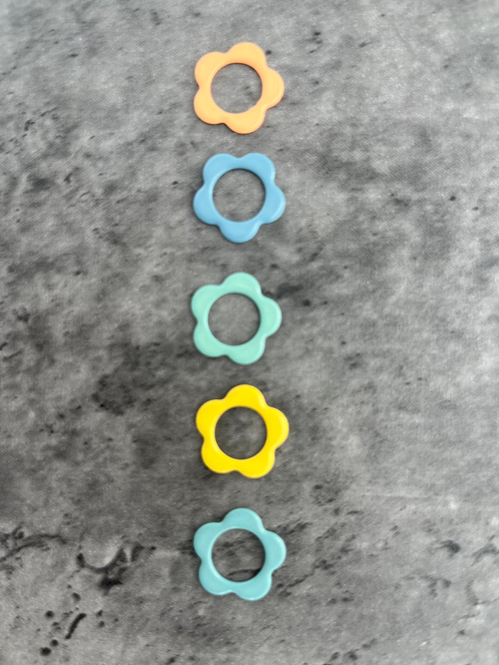 Flower Stitch Markers (pack of 5)