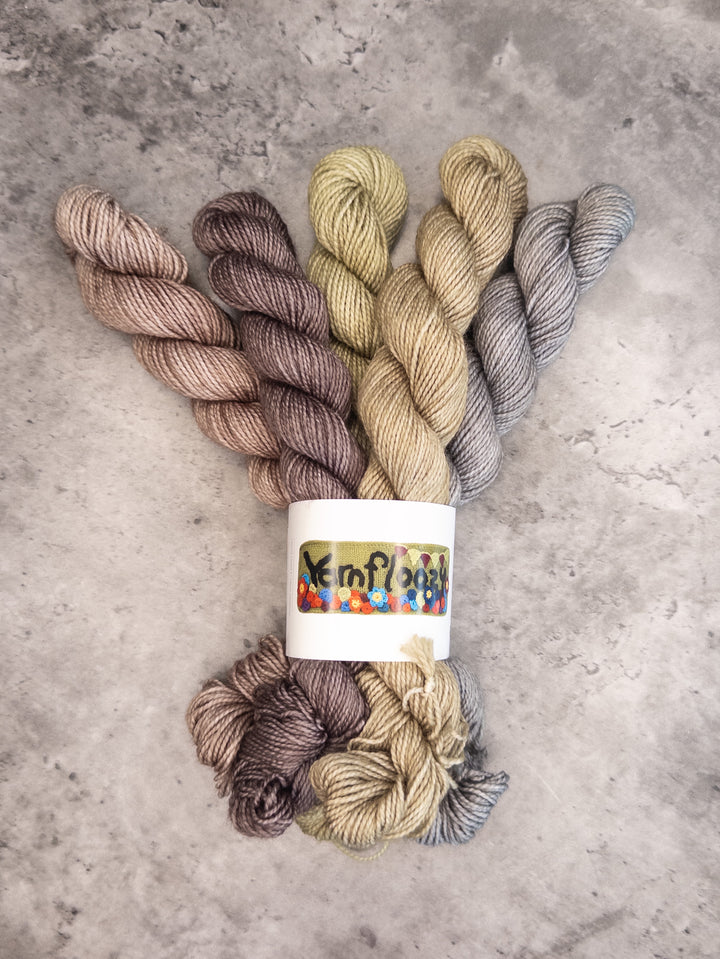 Yarnfloozy Workhorse Sock // Mini Skein Sets // 4ply