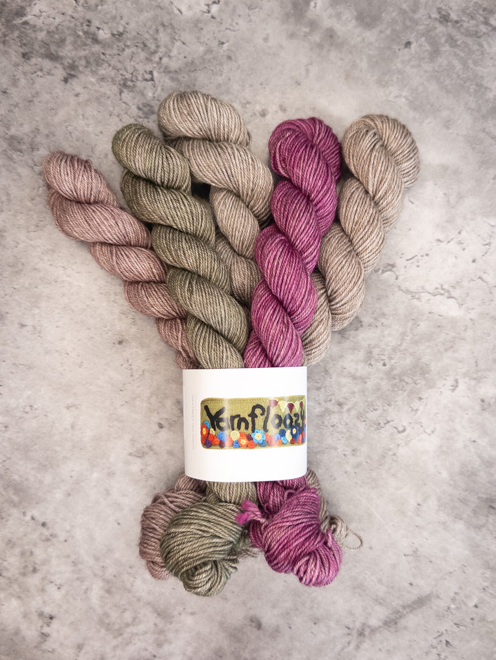Yarnfloozy Machinist // Mini Skein Sets // 4ply