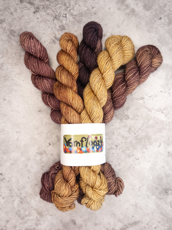 Yarnfloozy Machinist // Mini Skein Sets // 4ply