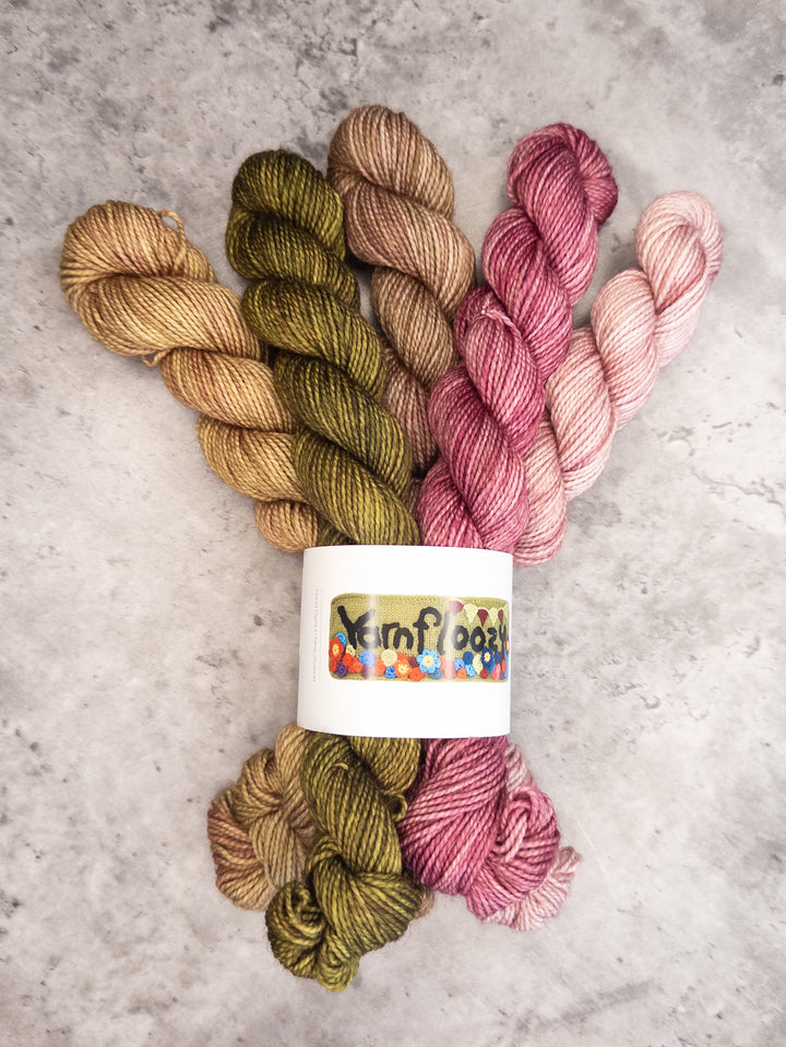 Yarnfloozy Workhorse Sock // Mini Skein Sets // 4ply