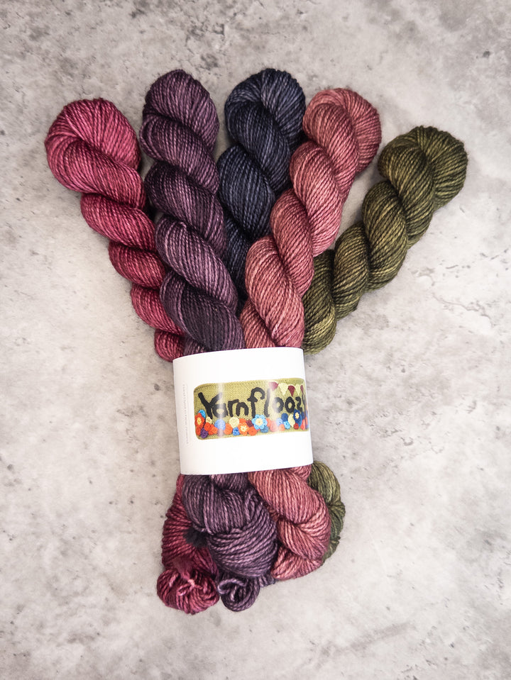 Yarnfloozy Workhorse Sock // Mini Skein Sets // 4ply