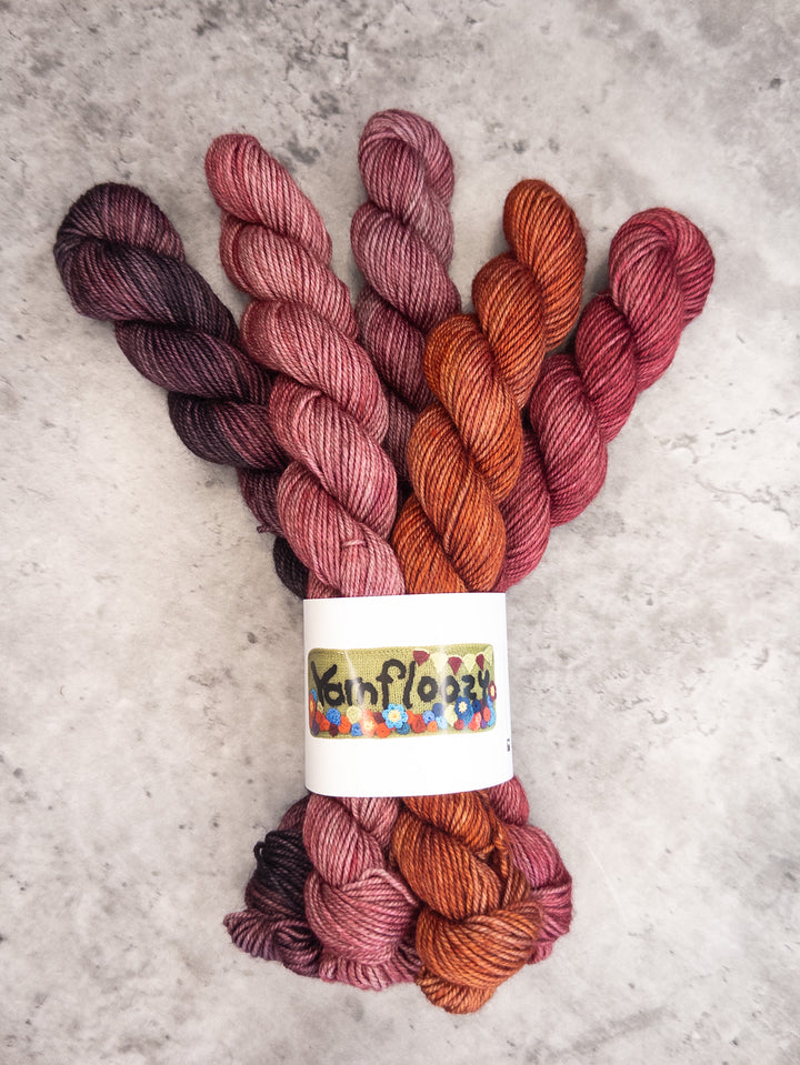 Yarnfloozy Machinist // Mini Skein Sets // 4ply