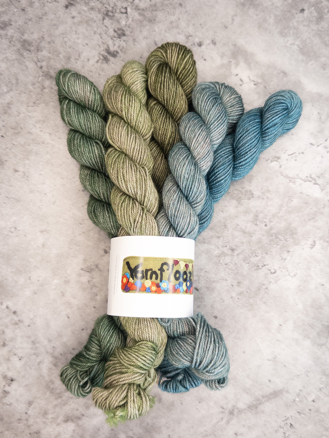 Yarnfloozy Workhorse Sock // Mini Skein Sets // 4ply