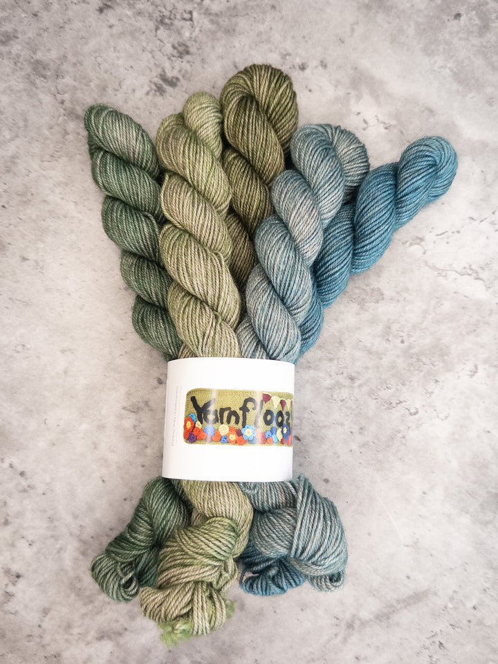 Yarnfloozy Workhorse Sock // Mini Skein Sets // 4ply