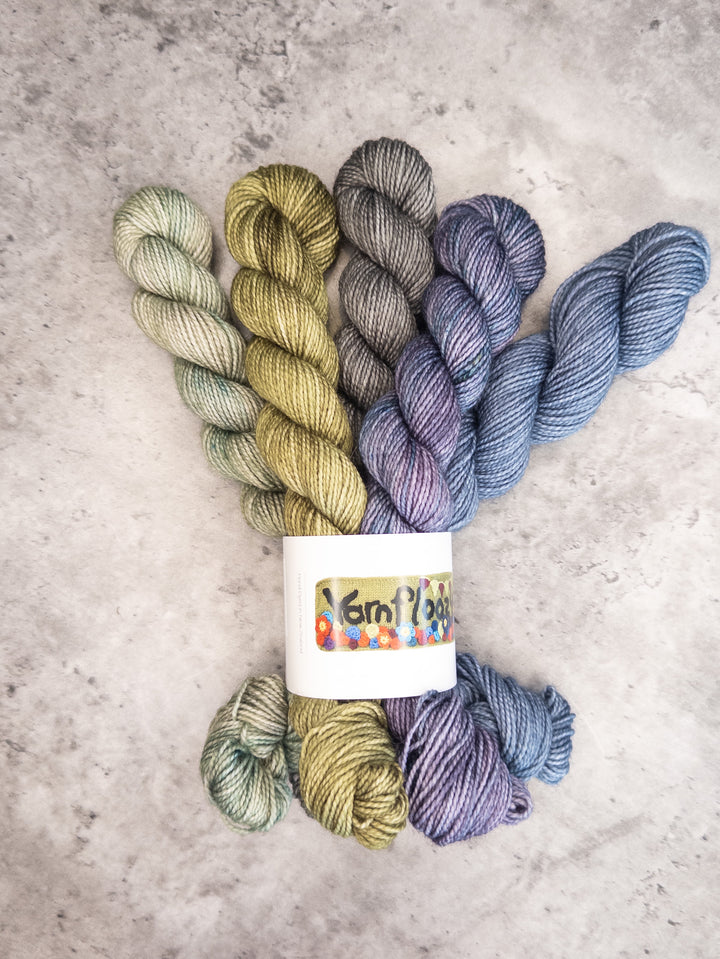 Yarnfloozy Workhorse Sock // Mini Skein Sets // 4ply