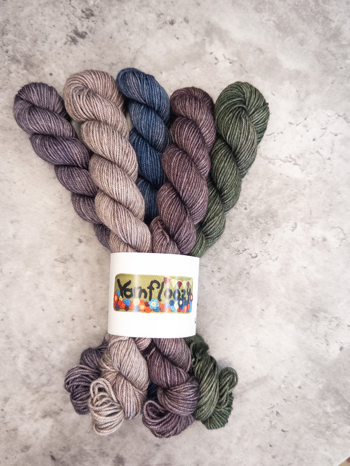 Yarnfloozy Machinist // Mini Skein Sets // 4ply