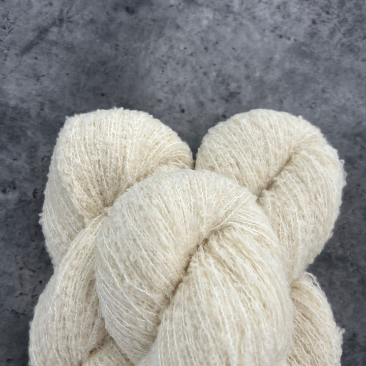 Ashford Merino Boucle Looped Yarn Undyed