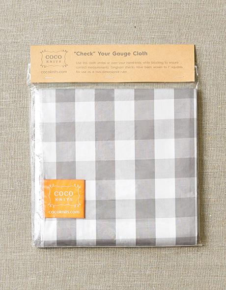 Cocoknits //Check your Gauge Cloth