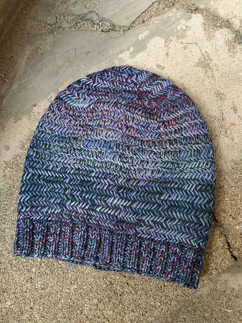 Ball Busting Hat - Black Cat Knit Co - Printed Pattern
