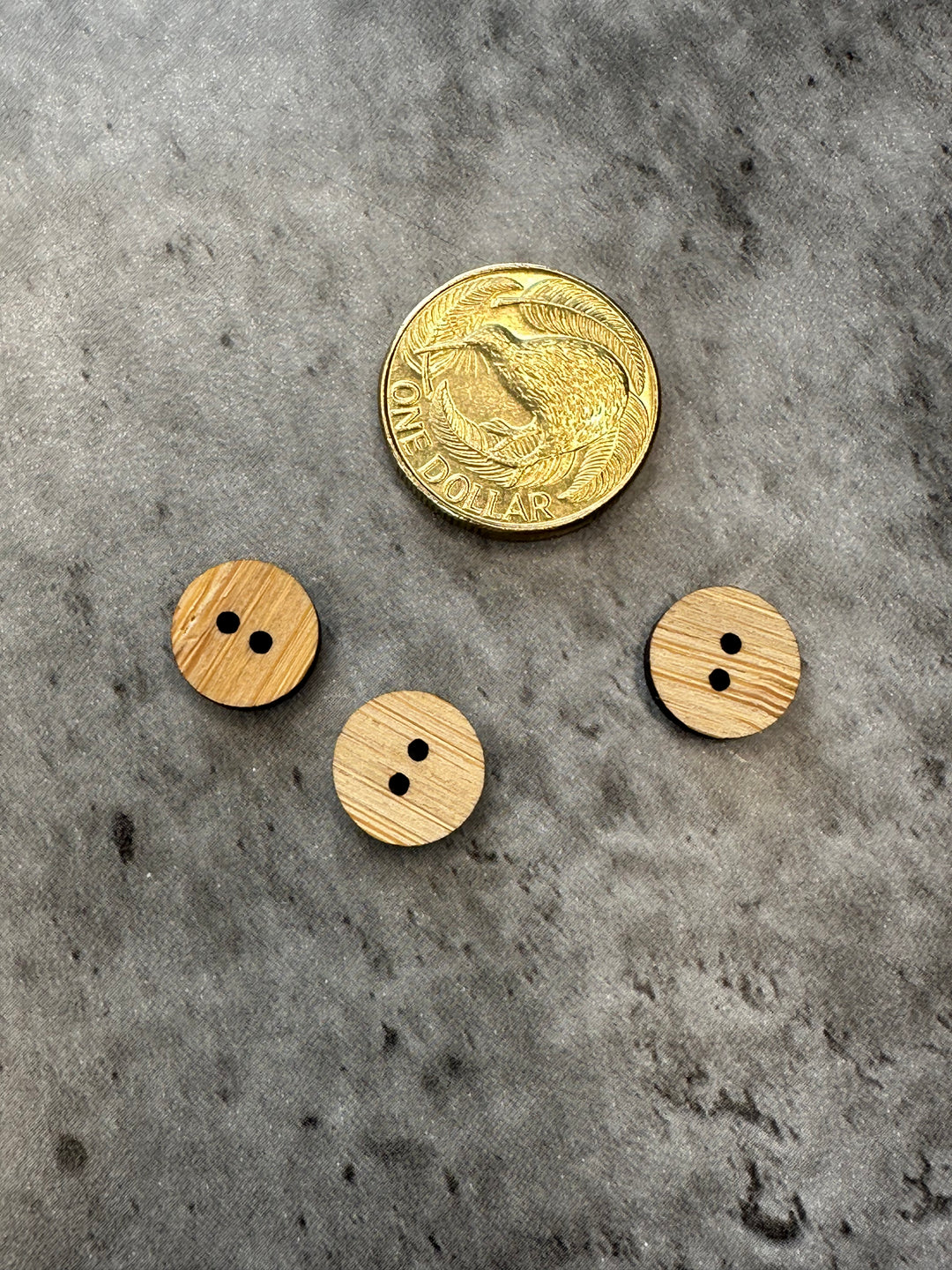 Bamboo Shirt Button - 12mm