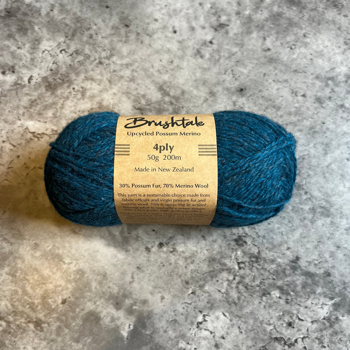 Brushtale Upcycled Possum Merino Yarn // 4ply