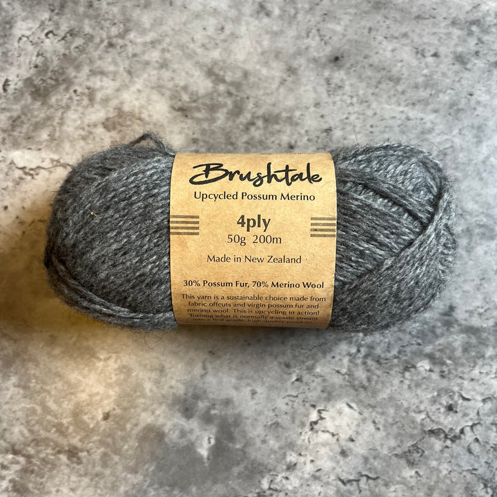 Brushtale Upcycled Possum Merino Yarn // 4ply