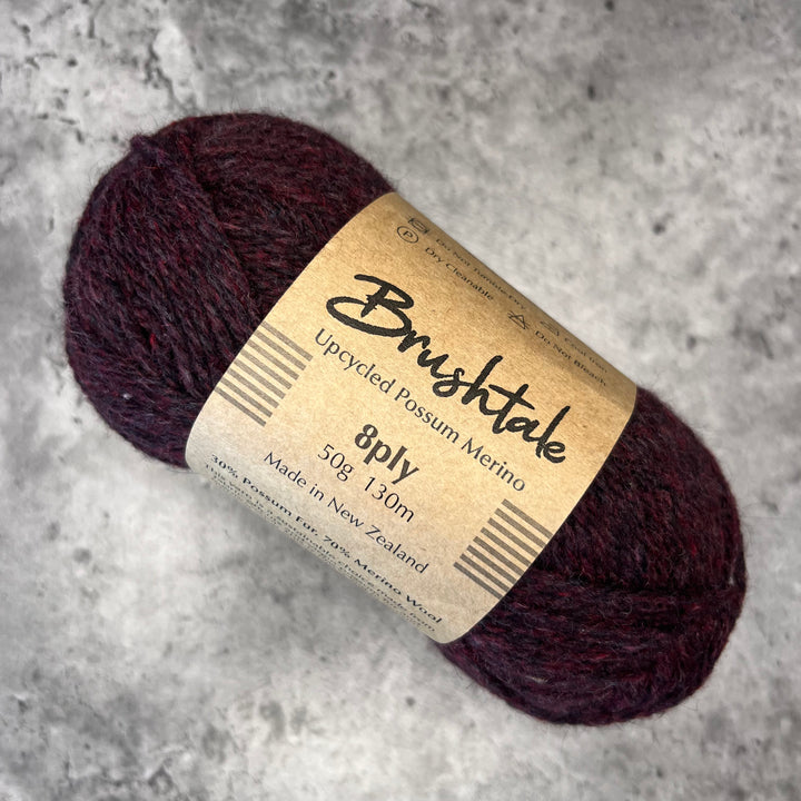 Brushtale Upcycled Possum Merino Yarn // 8ply