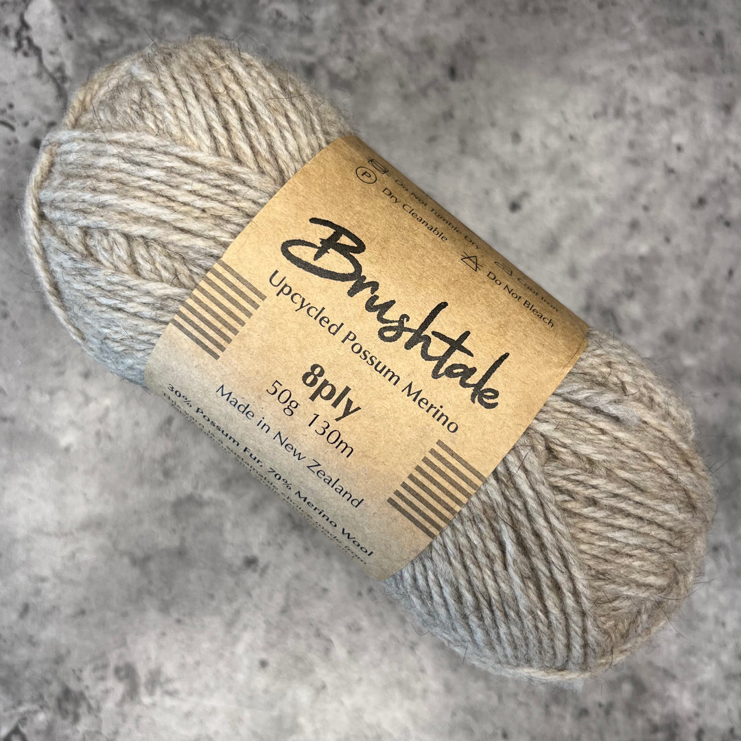 Brushtale Upcycled Possum Merino Yarn // 8ply