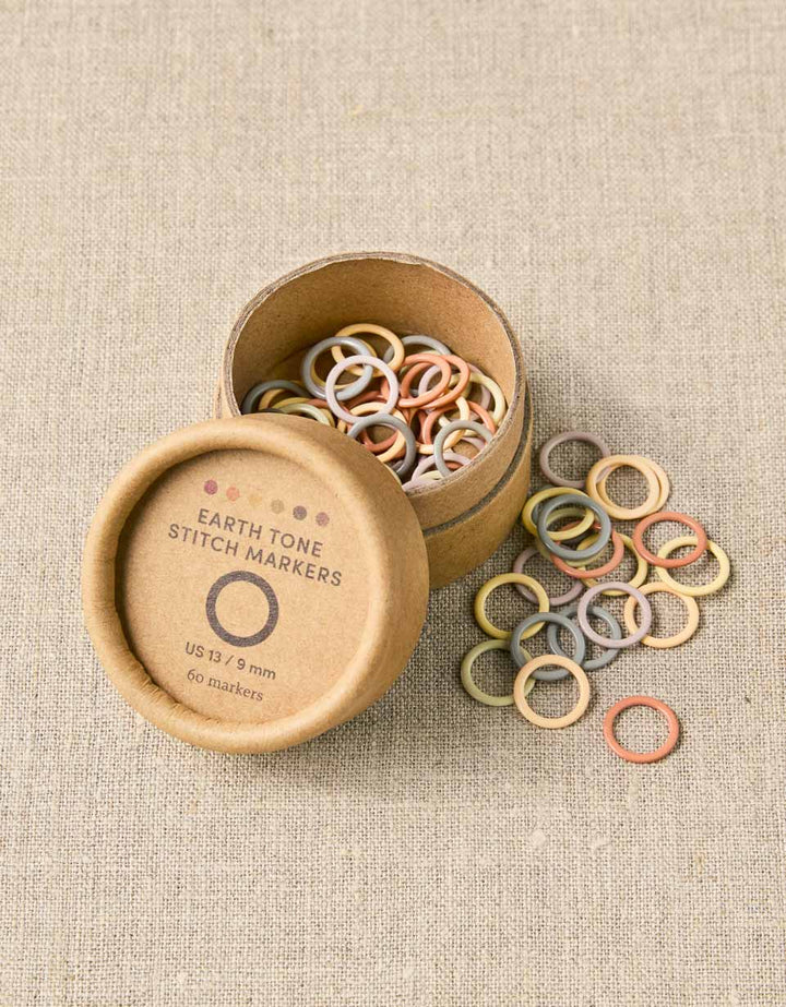 Cocoknits // Earth Tone Ring Stitch Markers