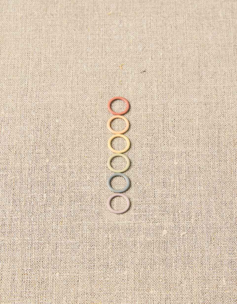 Cocoknits // Earth Tone Ring Stitch Markers