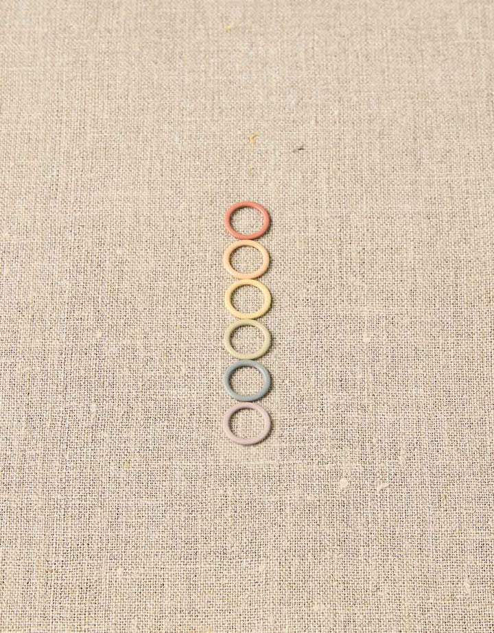 Cocoknits // Earth Tone Ring Stitch Markers