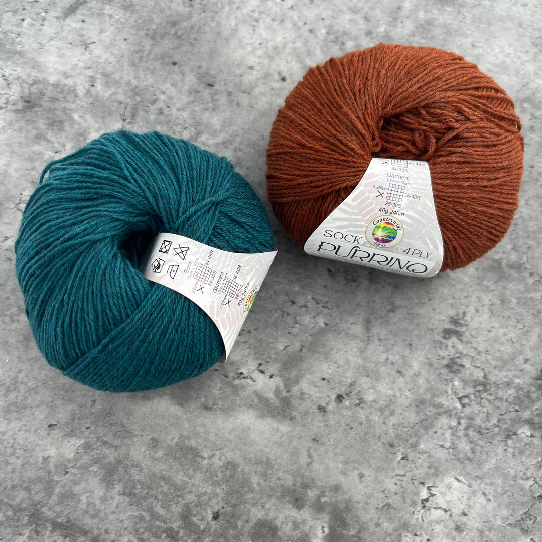 Socks Kit for Anjou Socks by Skeinny Dippin