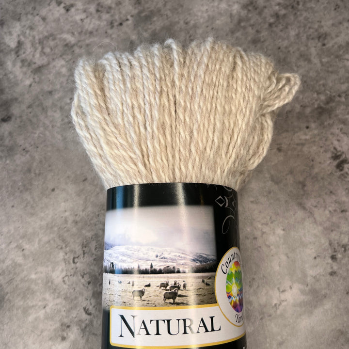 Countrywide Yarns // Natural 8ply 200g