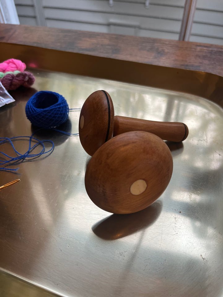 Hand-crafted Wooden Darning Mushrooms
