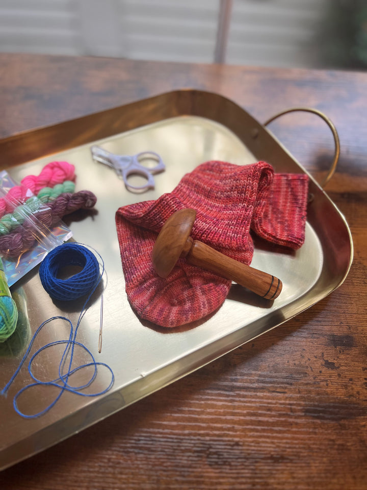 Hand-crafted Wooden Darning Mushrooms