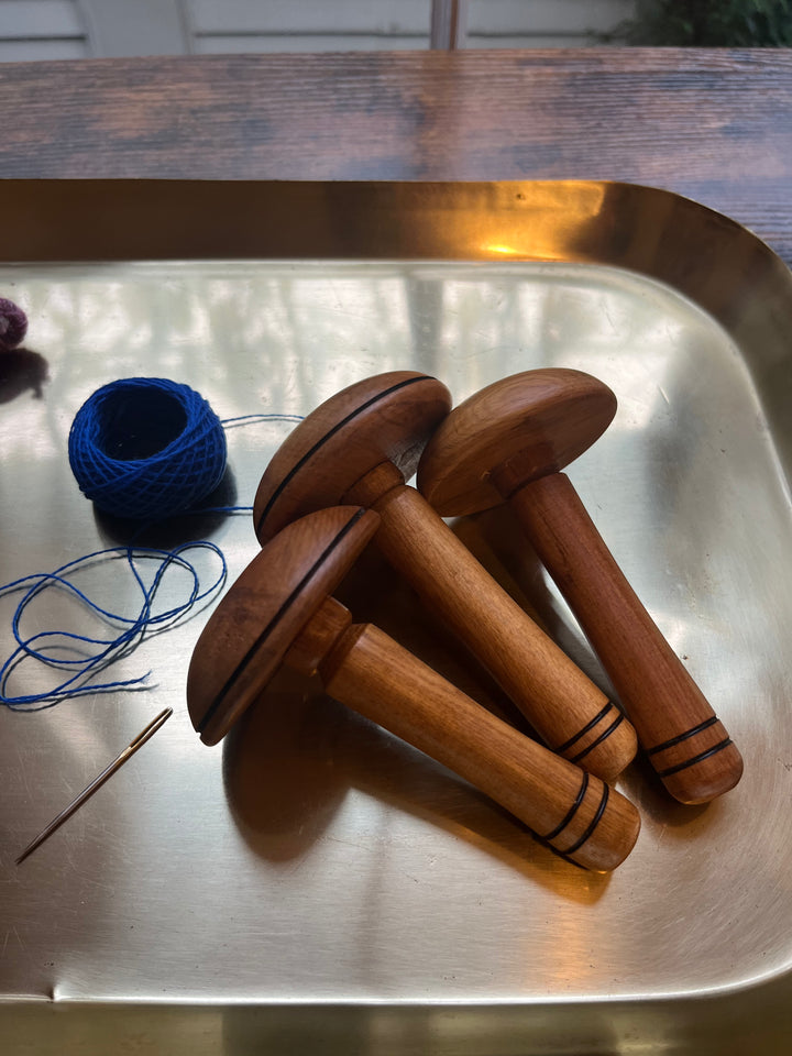 Hand-crafted Wooden Darning Mushrooms