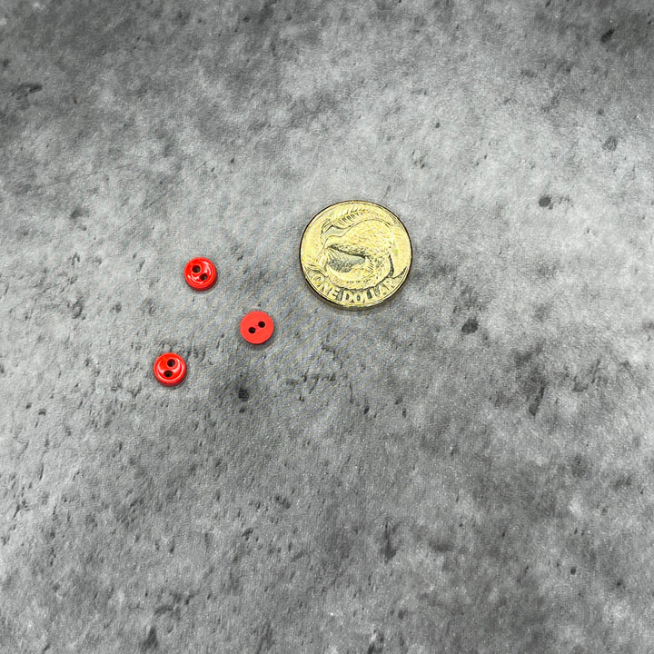 Doll Buttons - 6mm - various colours