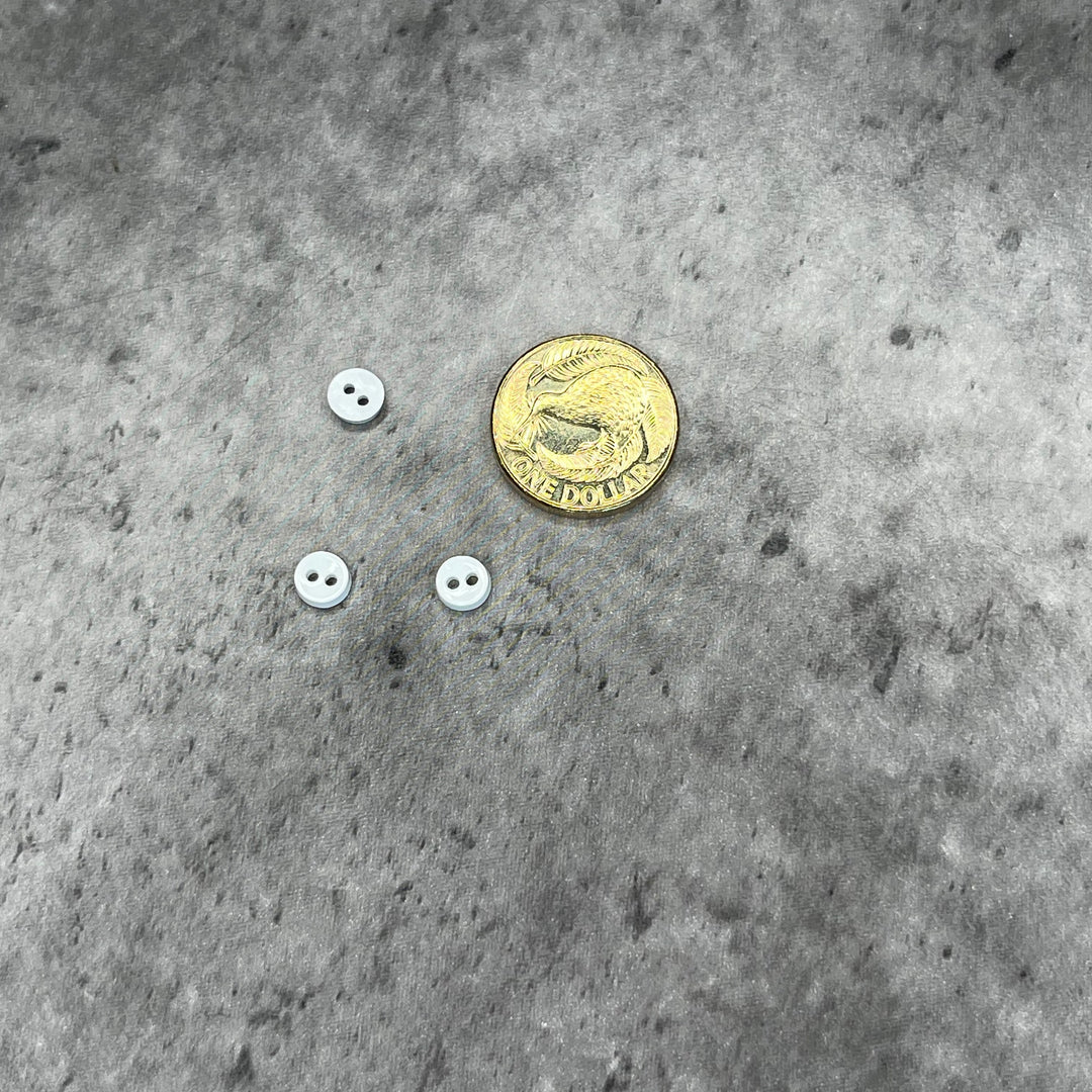 Doll Buttons - 6mm - various colours