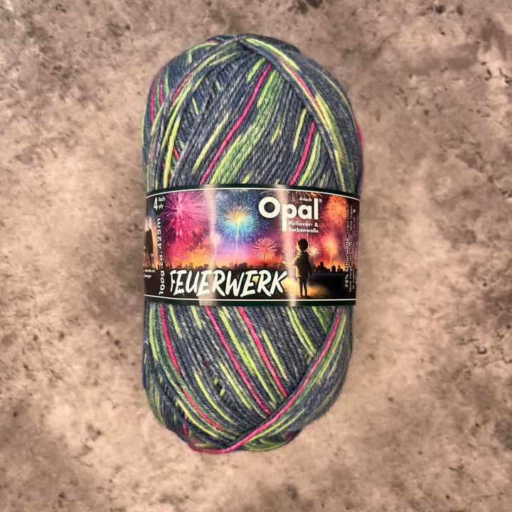 Opal Feuerwerk Sock Yarn // 4ply