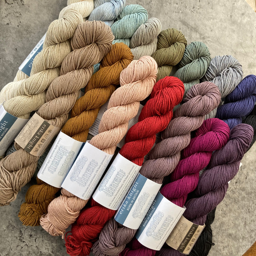 Erika Knight Studio Linen // 8ply