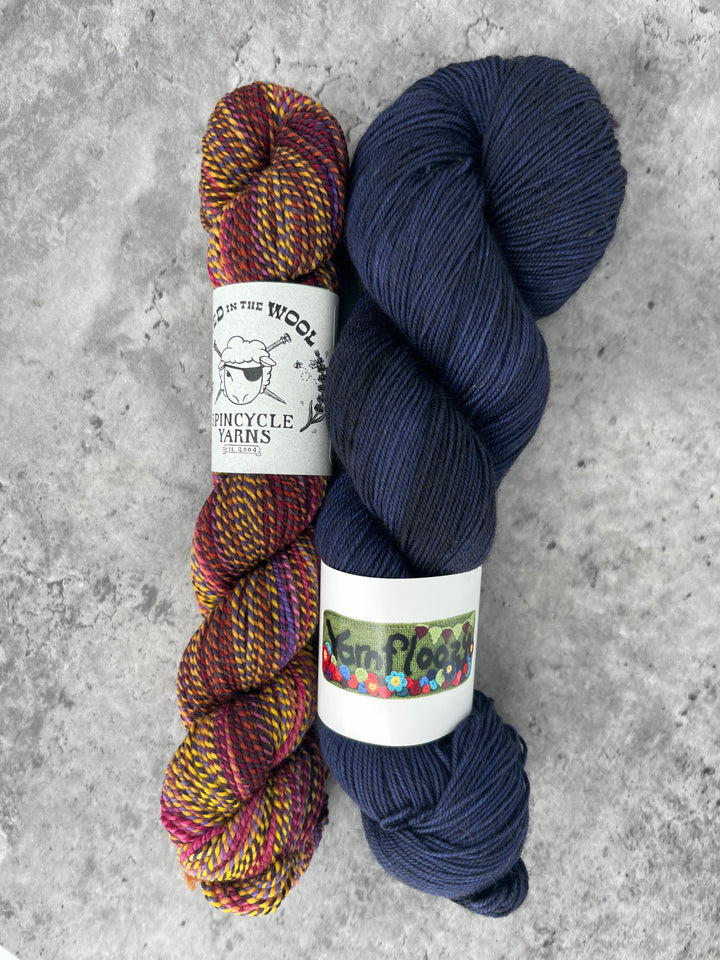 Juniper Shawl Kit - Yarnfloozy & Black Cat Knitting Woolfest Special