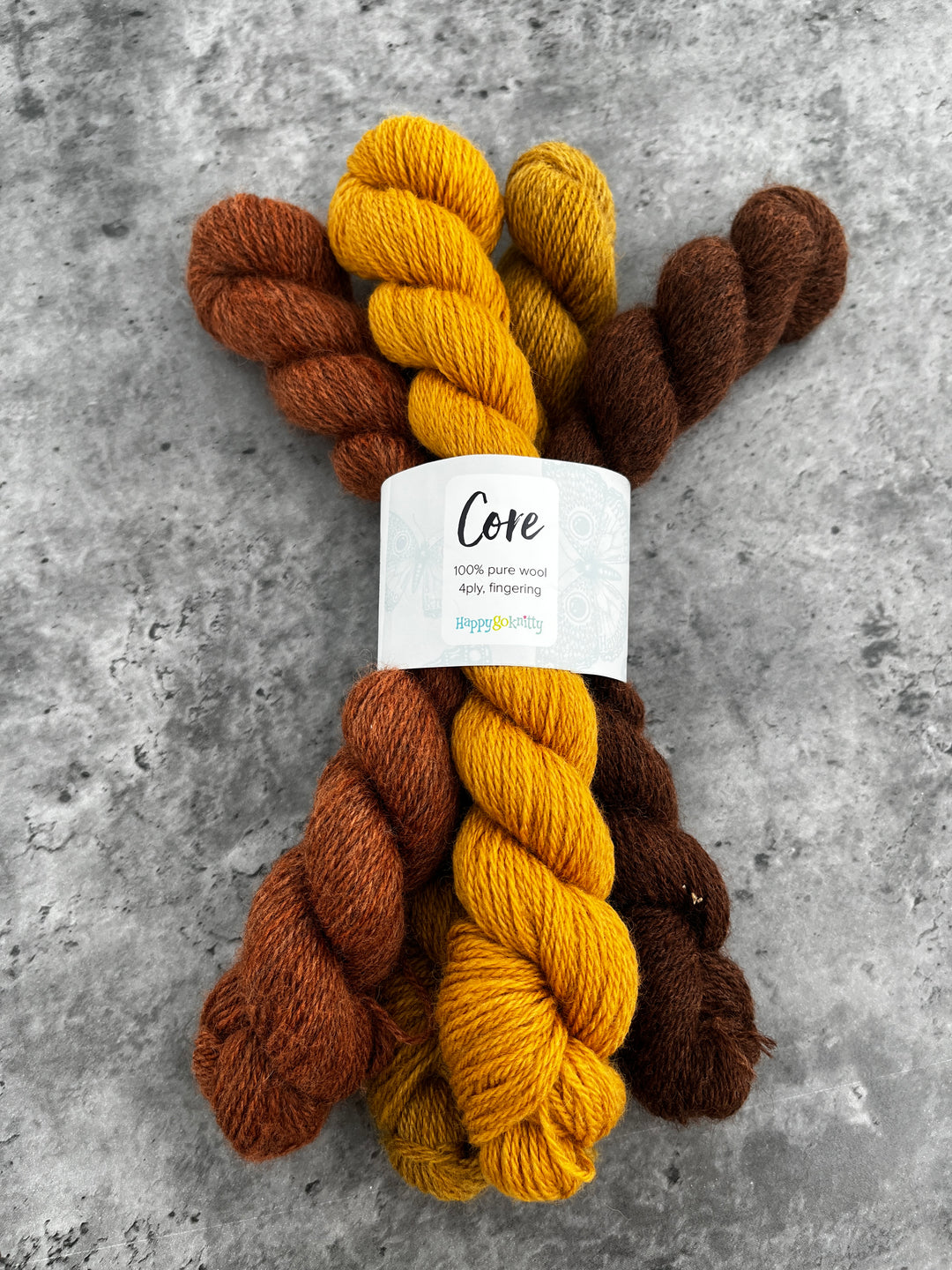 Happy Go Knitty Core Mini Skein Sets 4ply