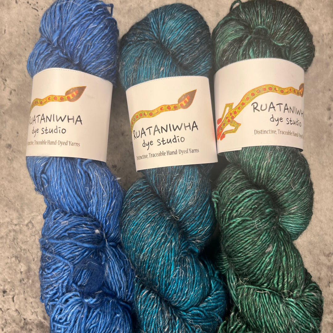 Ruataniwha Dye Studio Merino Linen // 4ply