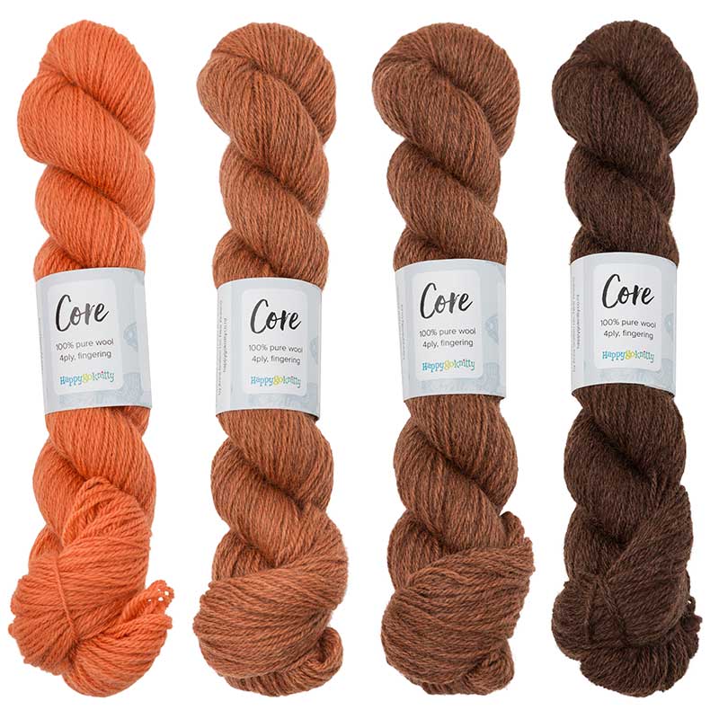 Happy Go Knitty Core // 4ply