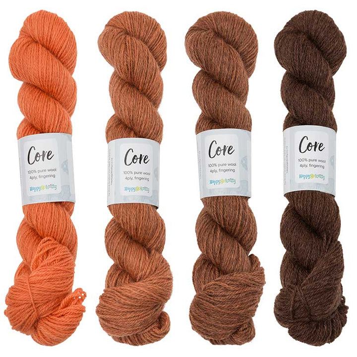 Happy Go Knitty Core // 4ply