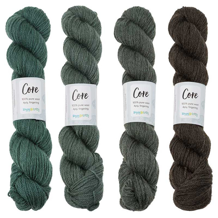 Happy Go Knitty Core // 4ply