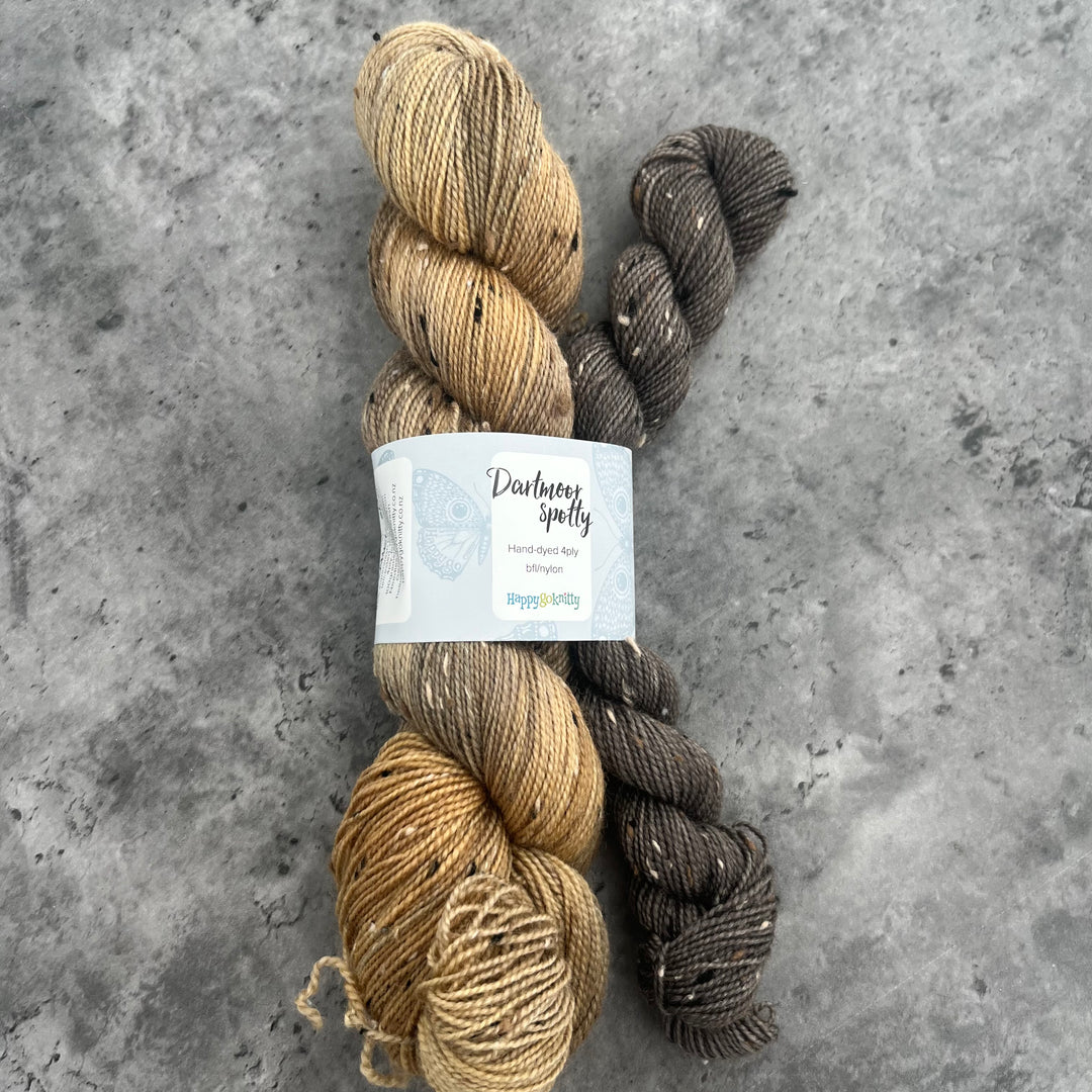 Happy Go Knitty Dartmoor Spotty 4ply