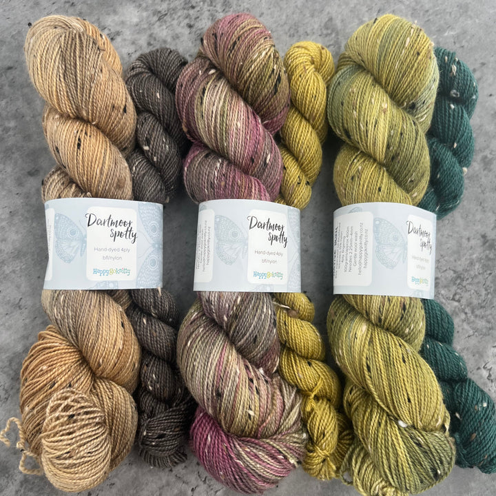Happy Go Knitty Dartmoor Spotty 4ply