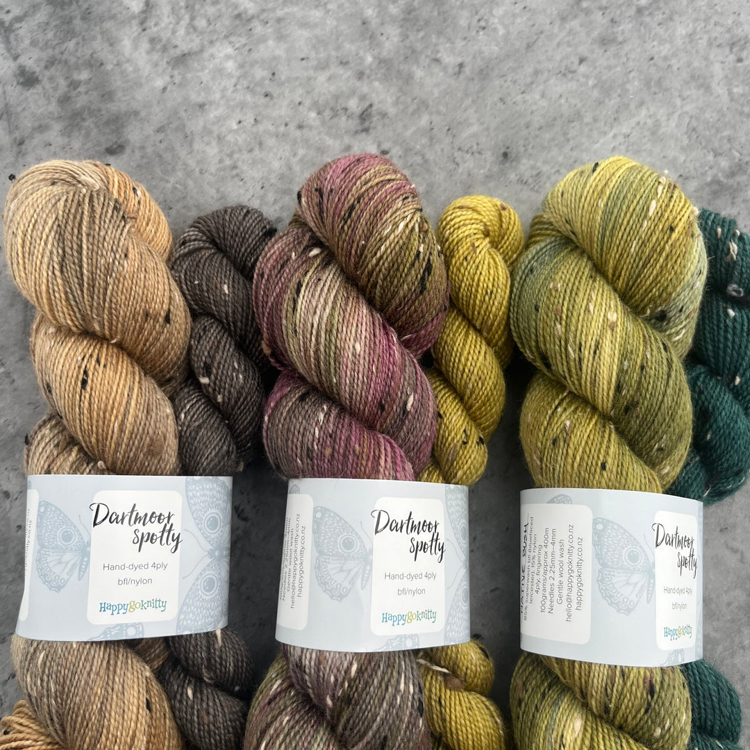 Happy Go Knitty Dartmoor Spotty 4ply
