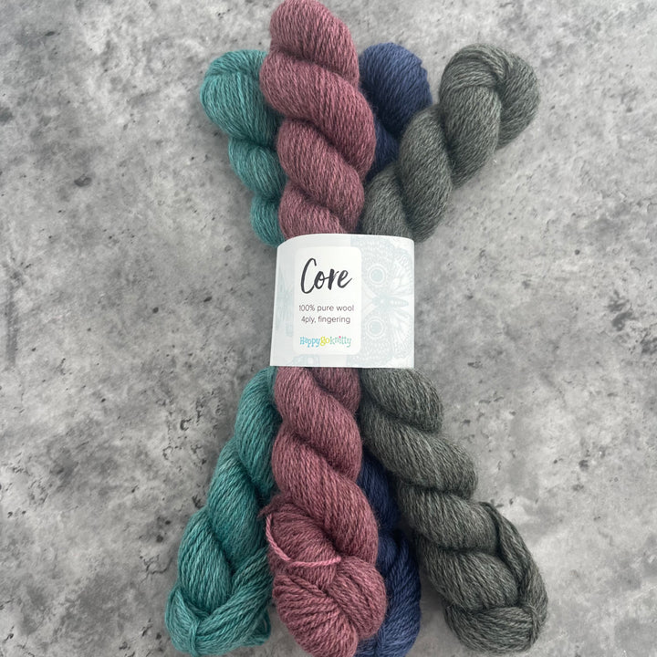 Happy Go Knitty Core Mini Skein Sets 4ply