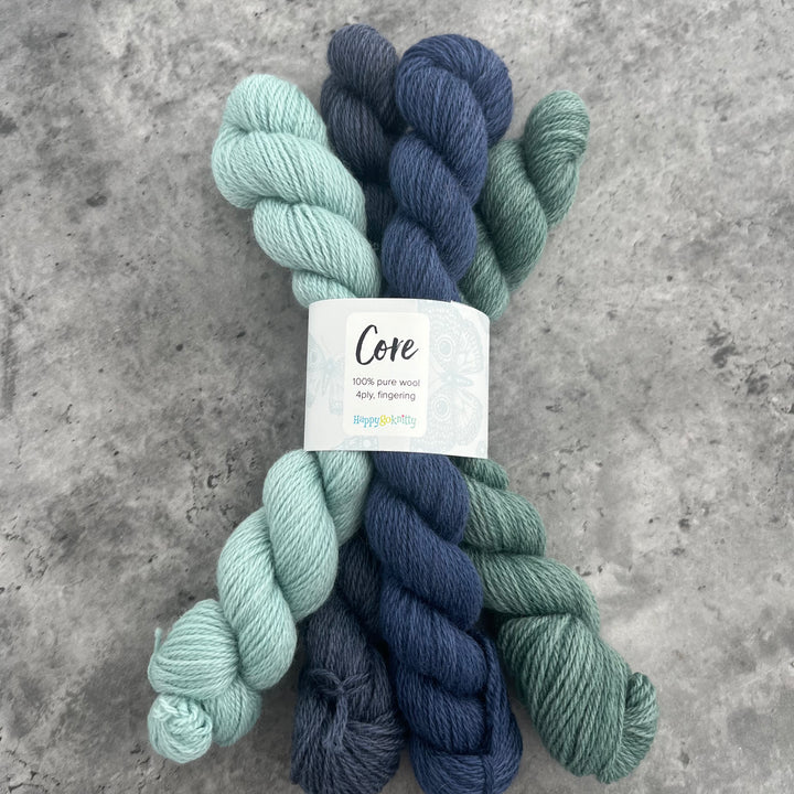 Happy Go Knitty Core Mini Skein Sets 4ply