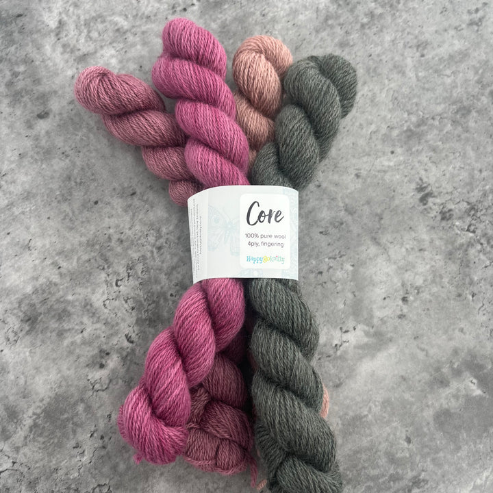 Happy Go Knitty Core Mini Skein Sets 4ply