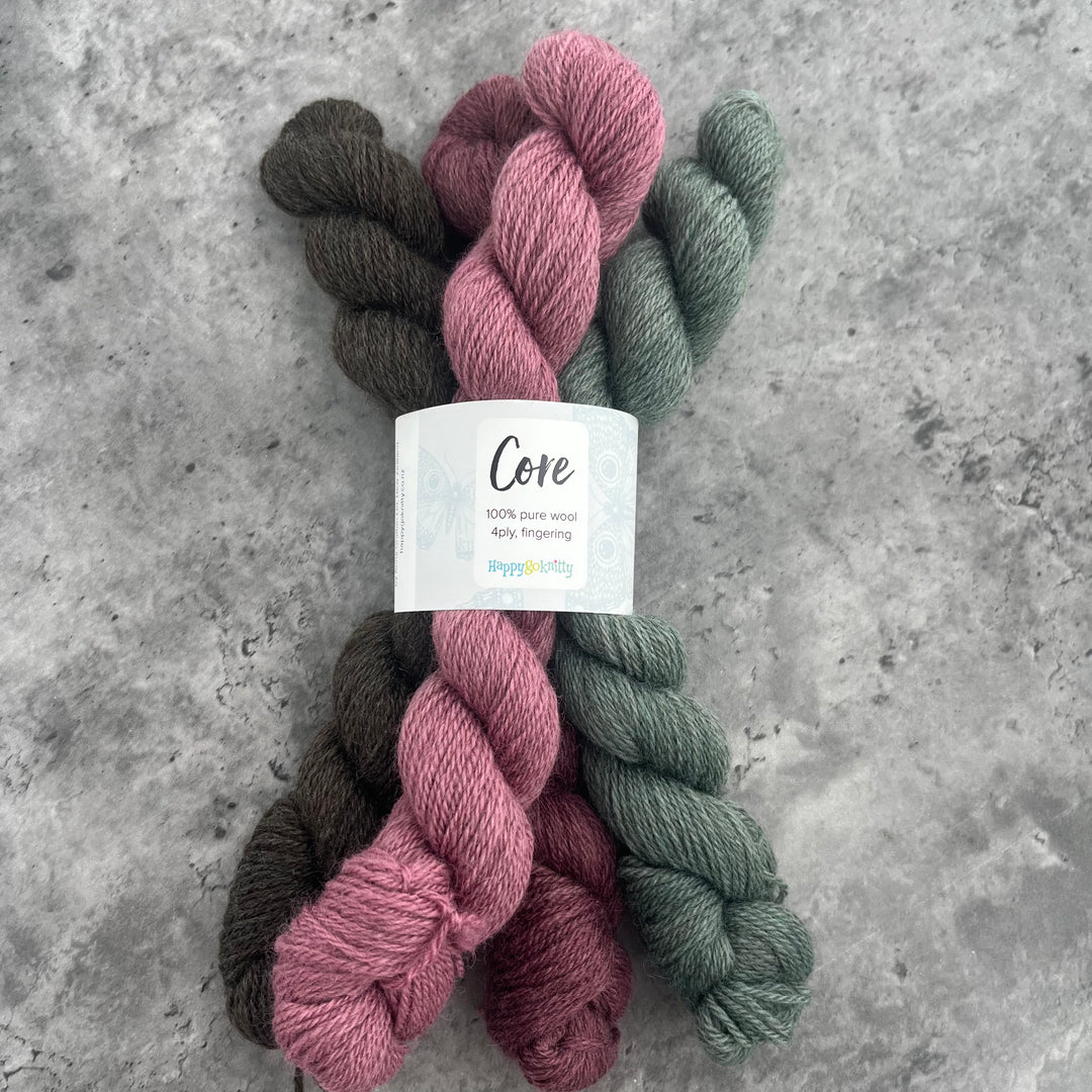 Happy Go Knitty Core Mini Skein Sets 4ply