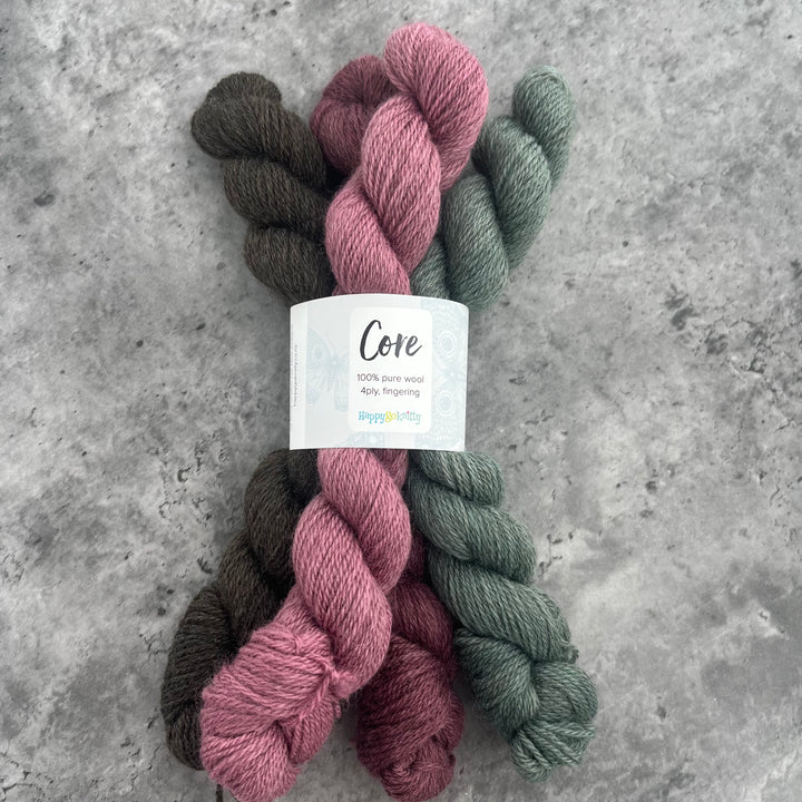 Happy Go Knitty Core Mini Skein Sets 4ply