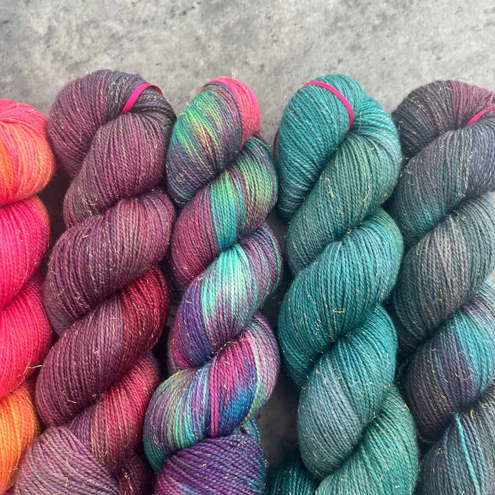 Harnie Hoolie’s Designs Mermaid Sock 4ply