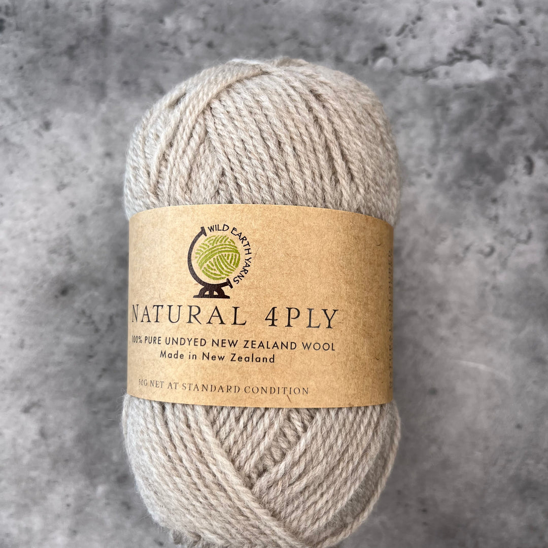 Wild Earth Yarns Natural Haunui // 4ply
