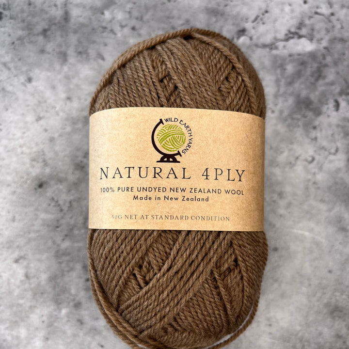 Wild Earth Yarns Natural Haunui // 4ply